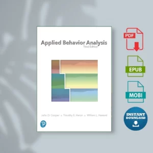 Applied Behavior Analysis Third Edition [John O. Cooper