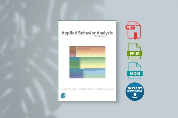 Applied Behavior Analysis Third Edition [John O. Cooper