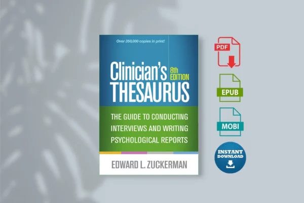 Clinician’s Thesaurus_ The Guide to Conducting Intervchological Reports, 8th Edition - Edward L. Zuckerman